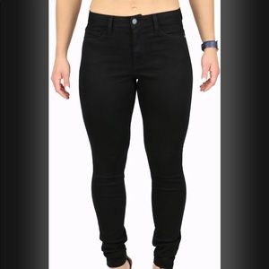 Fran Denim JULIE HIGH RISE SKINNY BLACK size 29